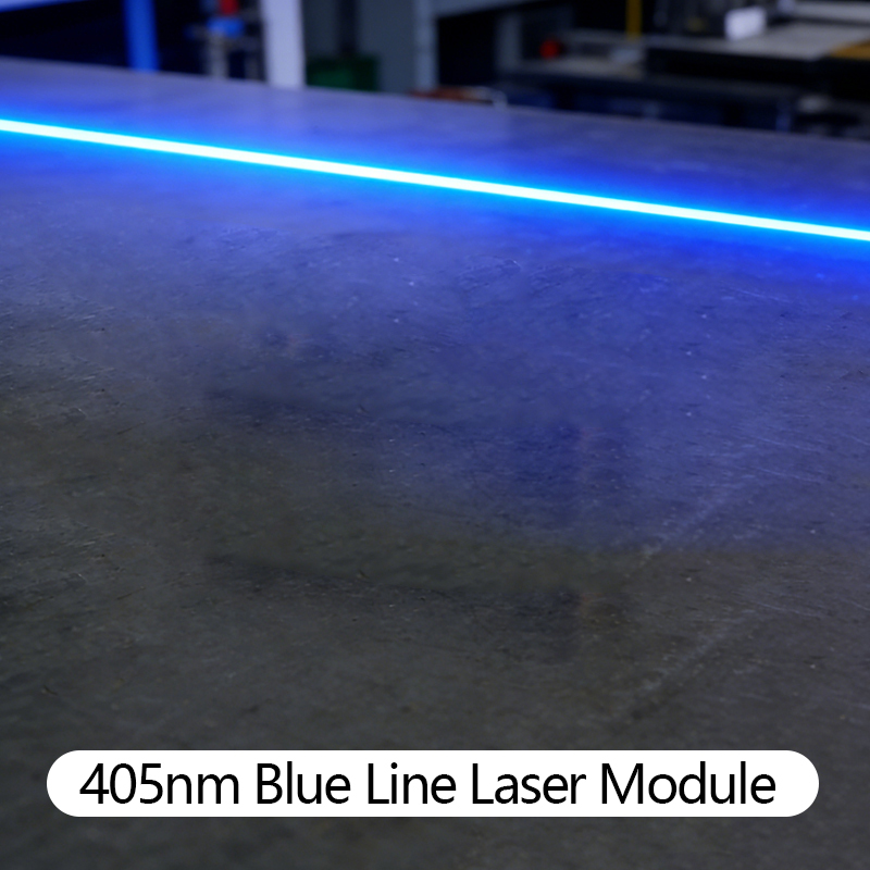 Industrial Blue Laser - D12X45mm Focusable 405nm Blue Line 5mw