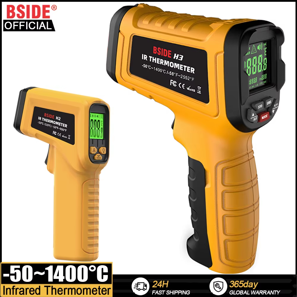 Industrial Laser Temperature Sensor - BSIDE Infrared Thermometer H2 -50~530 Professional