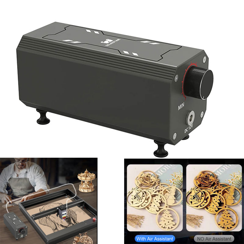 Industrial Acrylic Laser Cutter - Air Assist Compressor Laser Air Assist