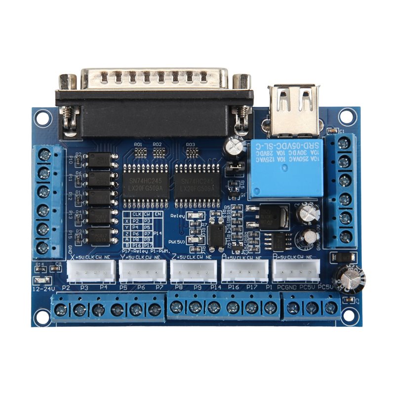 Breakout Board Mach3 - AT05-Driver Board MACH3 Engraving Machine 5