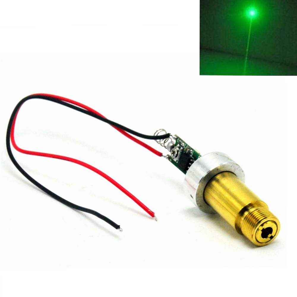 Industrial Laser Light - Industrial Brass 50mW 100mw 200mw 532nm