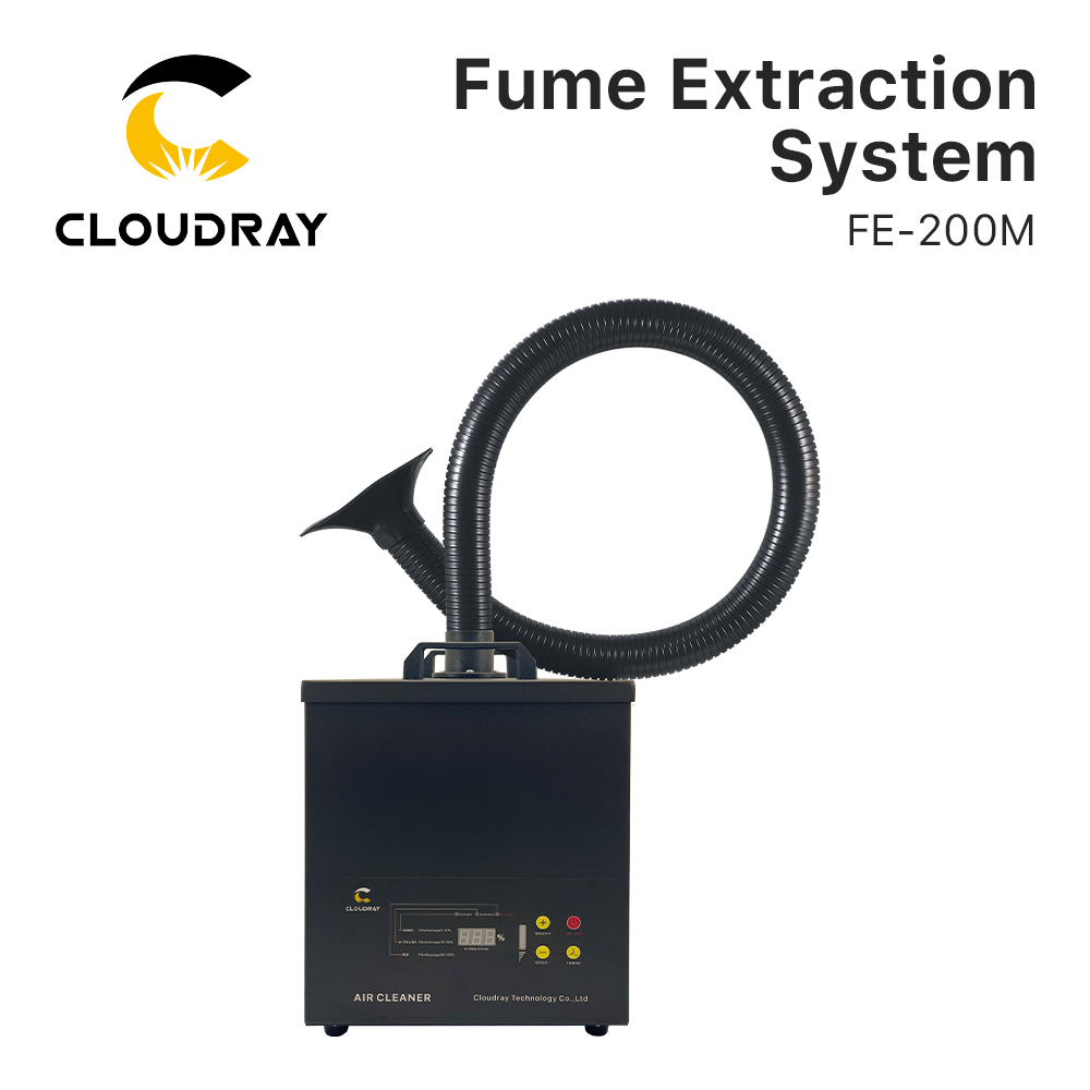 Industrial Laser Marker - Cloudray Fume Extraction System FE-200M For