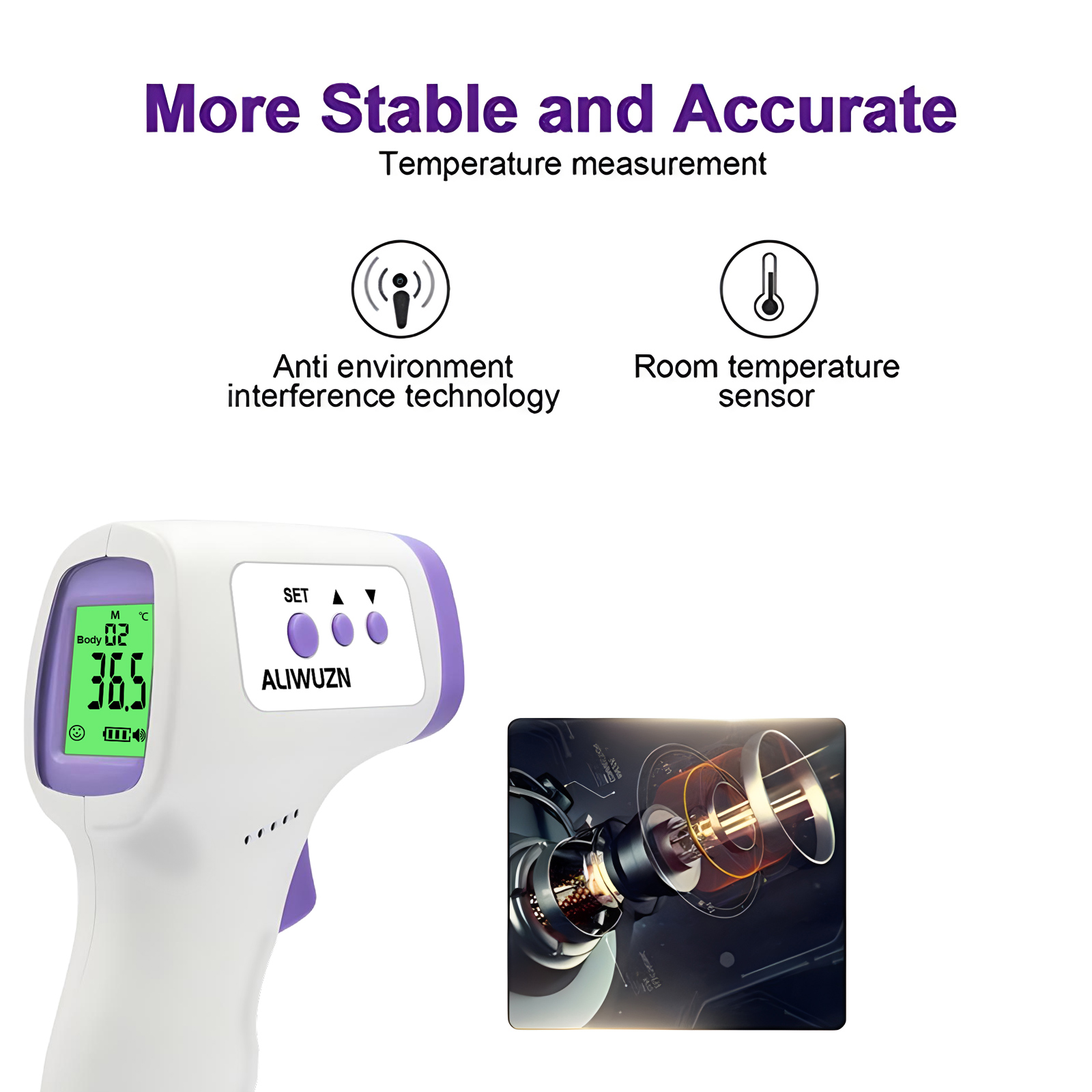 Medical Fever Infrared Thermom - Industrial Laser Temperature Sensor ulasan dan harga