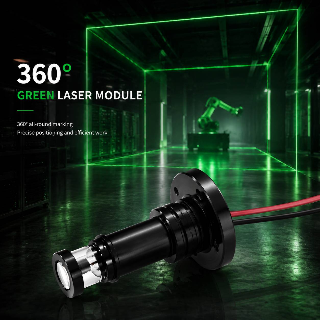 Industrial Flange Mount 30mW R - Industrial Laser Light ulasan dan harga