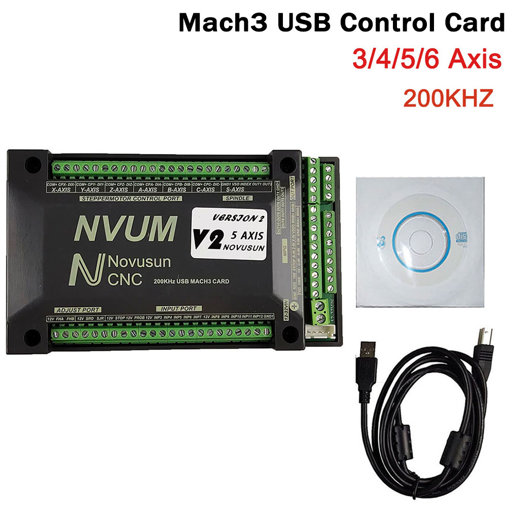 NVUM Mach3 USB Card 200KHz CNC - Breakout Board Mach3 ulasan dan harga