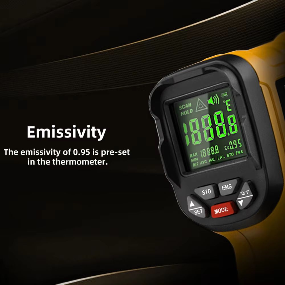 BSIDE Infrared Thermometer H2  - Industrial Laser Temperature Sensor ulasan dan harga