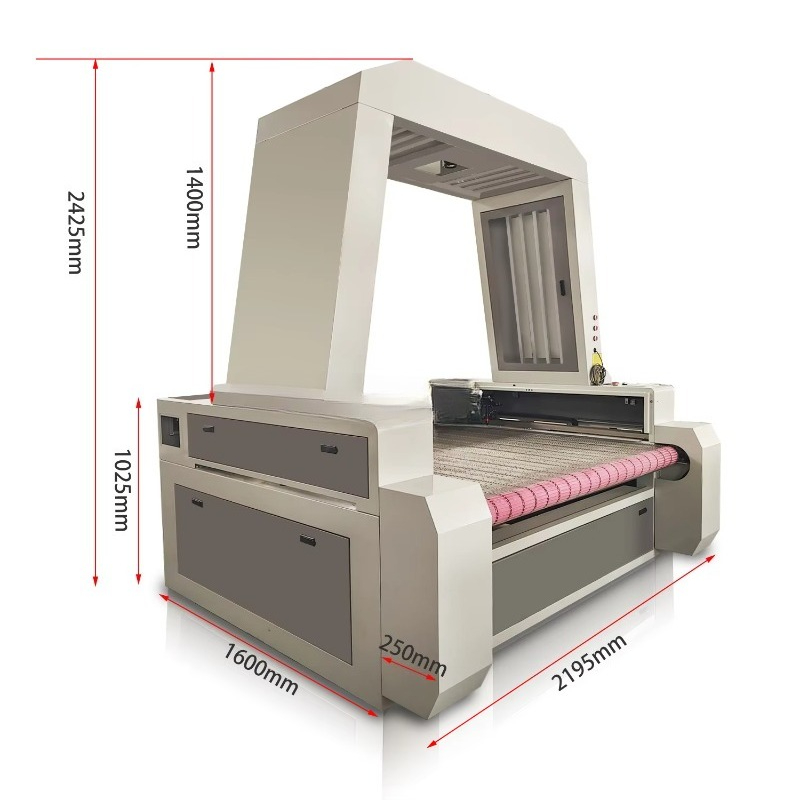 1610 CCD Camera Laser Cutting  - Industrial Laser Fabric Cutting Machine ulasan dan harga