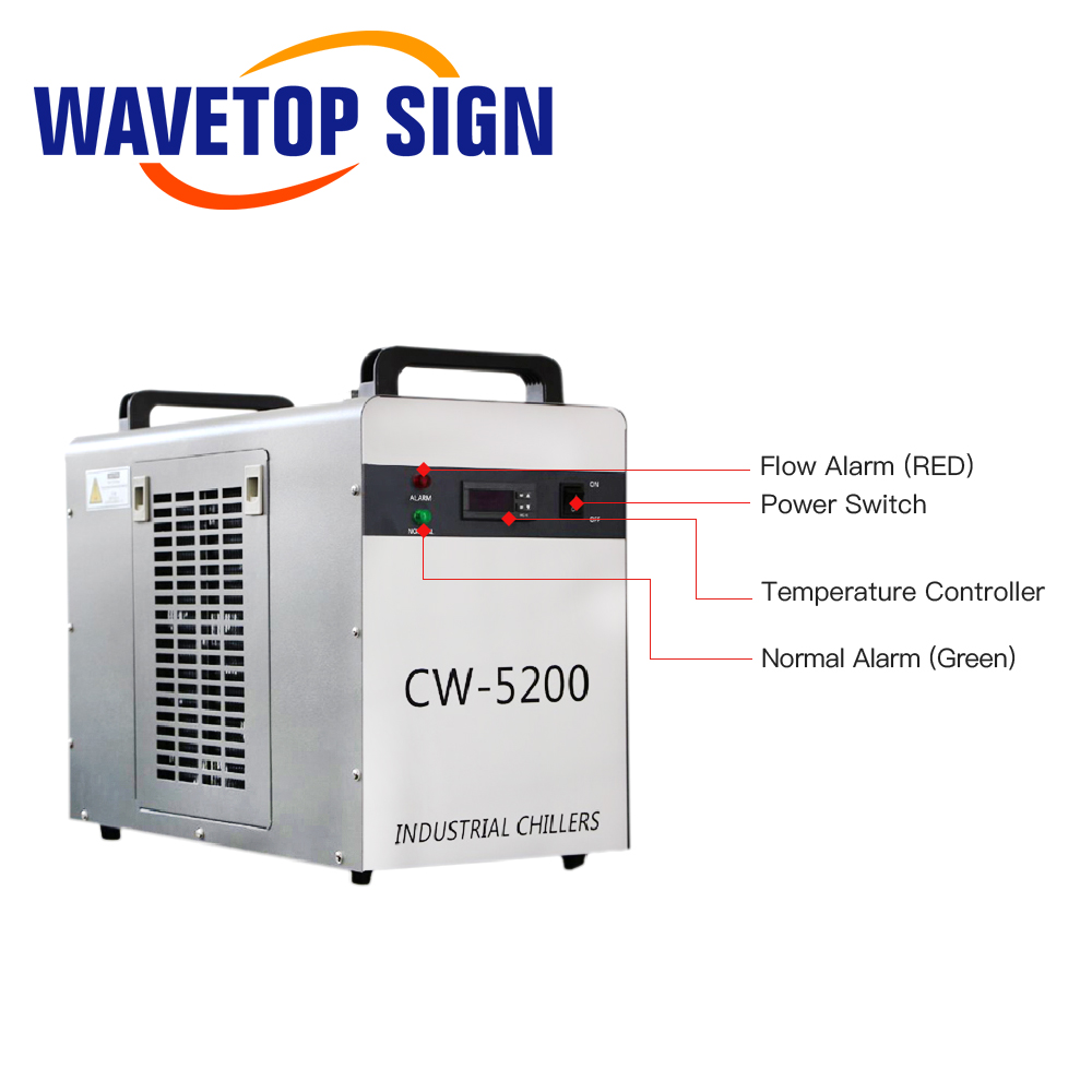 WaveTopSign CW-5200 Industrial - Laser Industrial Chiller ulasan dan harga