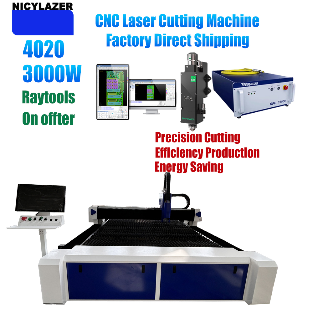 NICYLAZER CNC 3000W 4020 Fiber - Industrial Laser Cutters ulasan dan harga