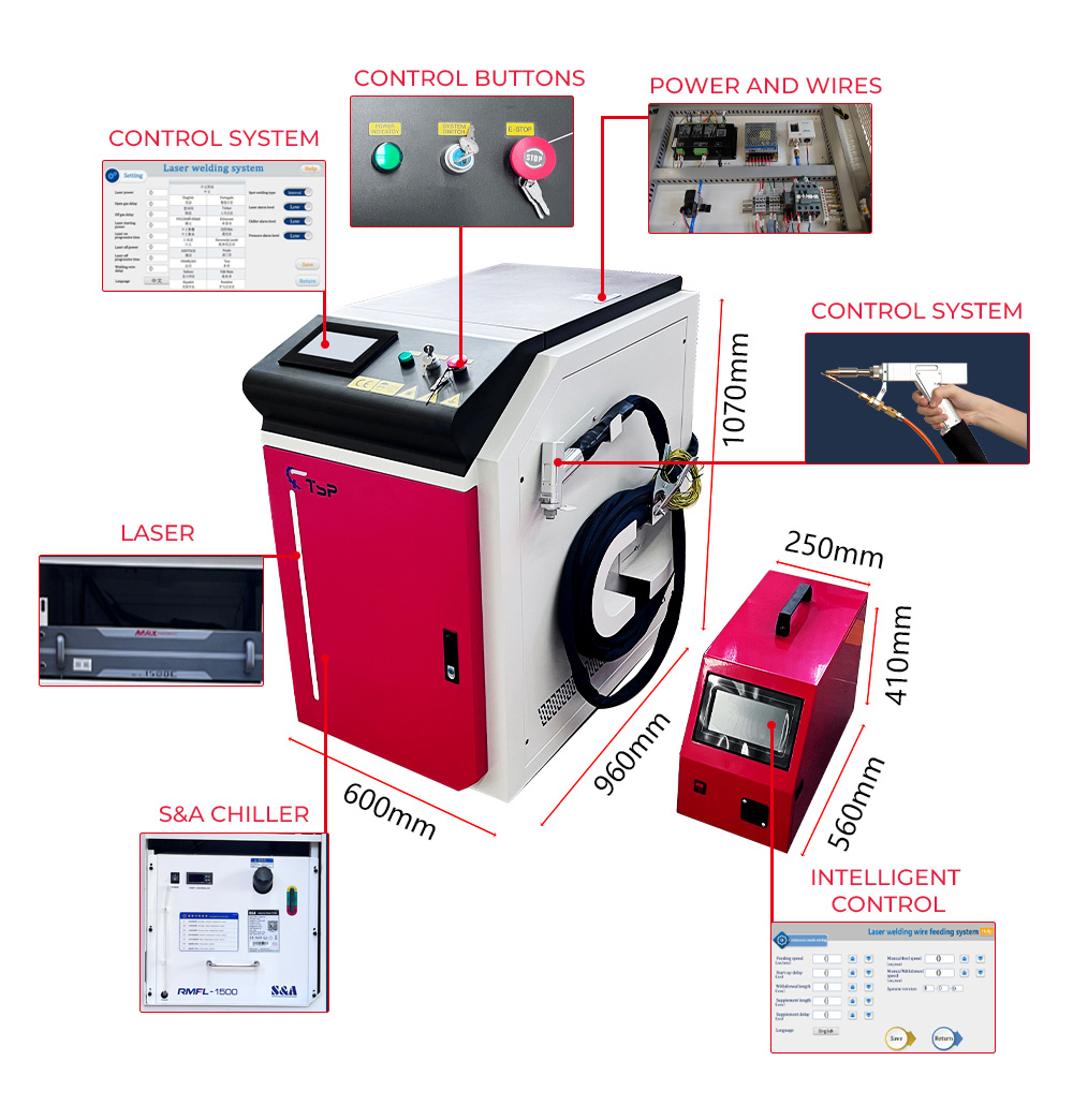 Factory Direct Sales 1000w 200 - Industrial Laser Welding Machine For Sale ulasan dan harga