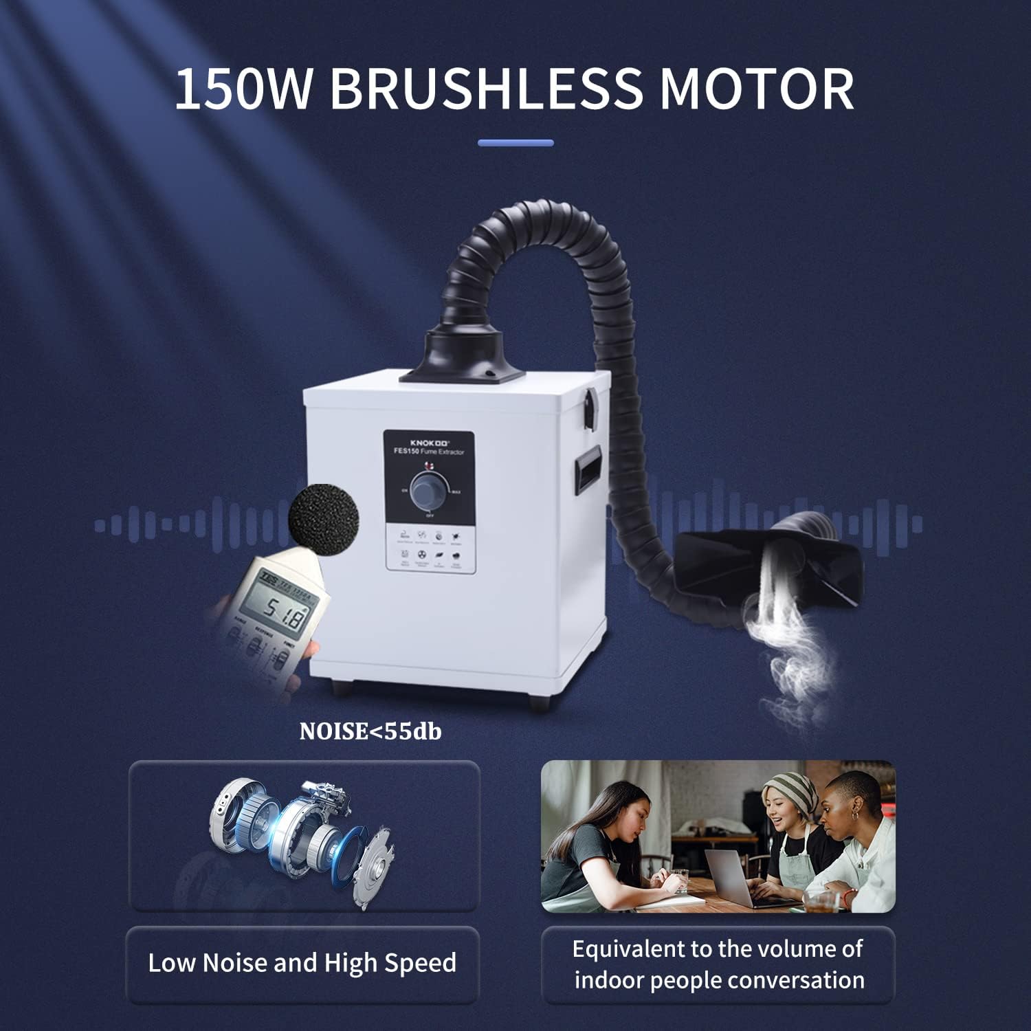 KNOKOO FES150 Industrial Laser - Fume Extractor Laser ulasan dan harga