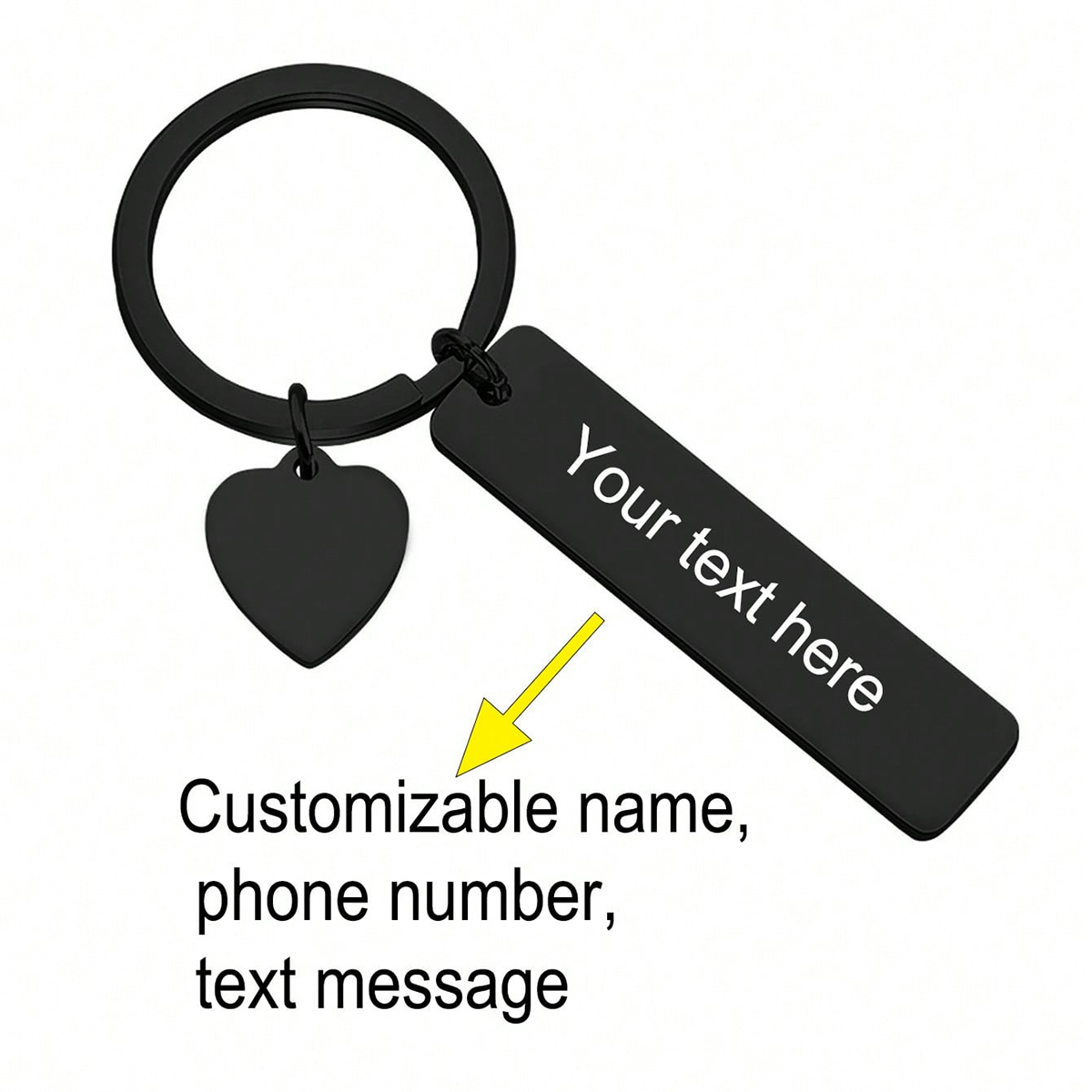 Custom Text Keychain Personali - Industrial Laser Marker ulasan dan harga