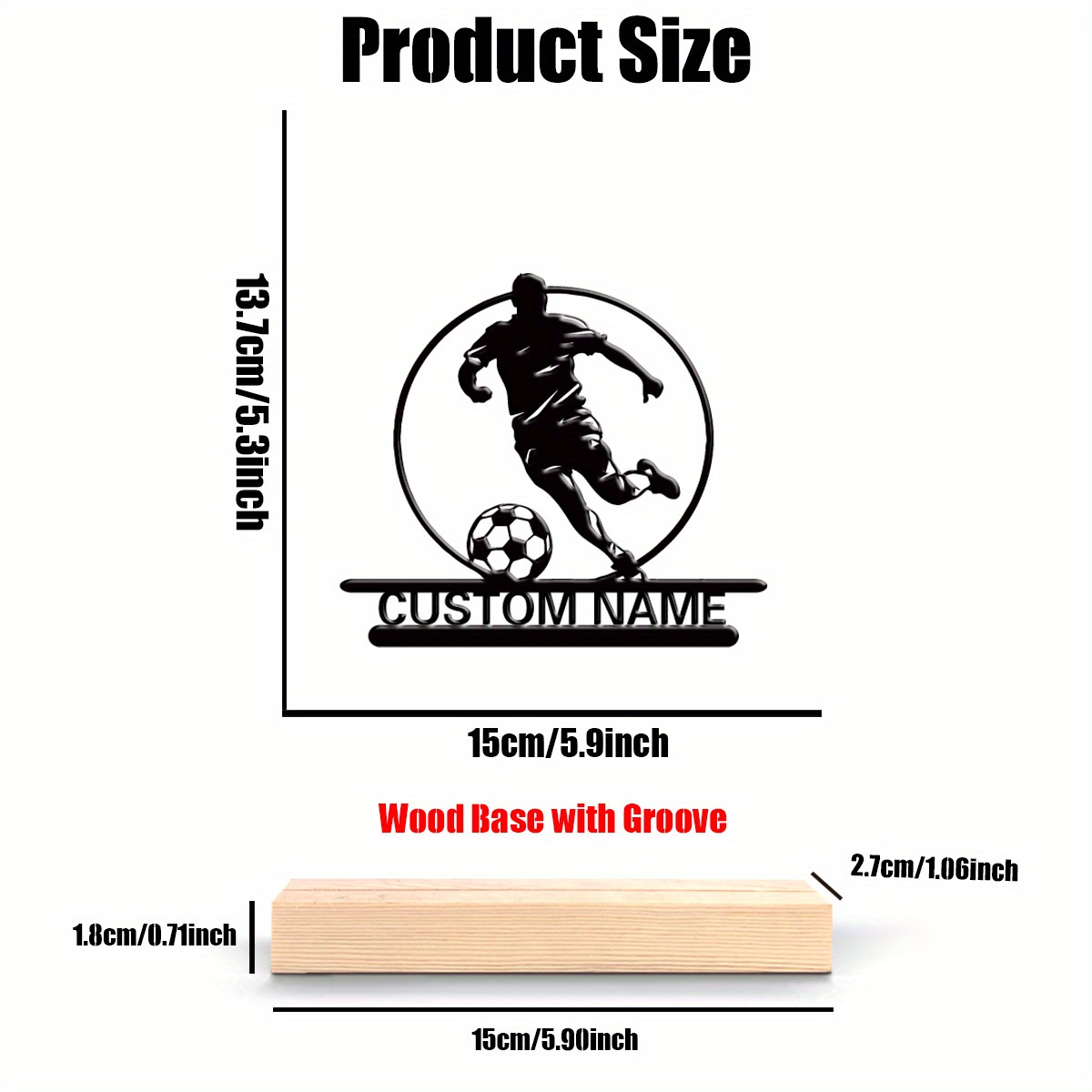 Custom Soccer Player Metal Sta - Industrial Laser Marker ulasan dan harga