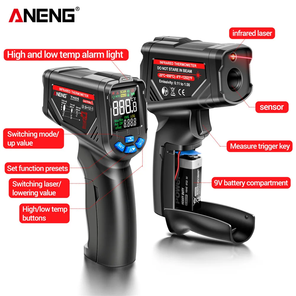 Sensor Gun Circuit Industrial  - Industrial Laser Temperature Sensor ulasan dan harga