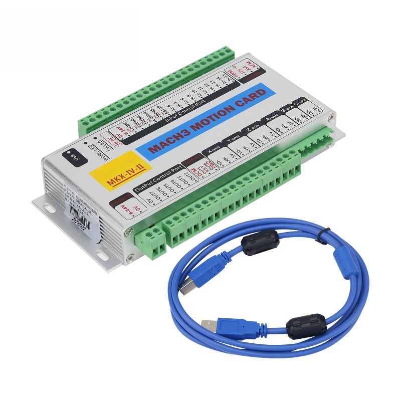 MK4-IV 4-Axis USB Motion Card  - Breakout Board Mach3 ulasan dan harga