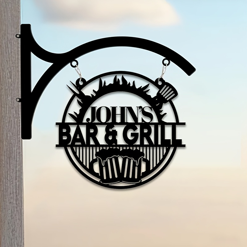 Customizable Wrought Iron Sign - Industrial Laser Marker ulasan dan harga