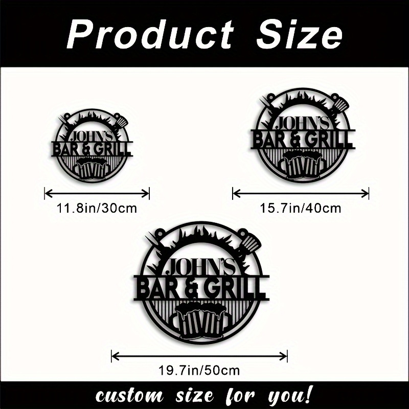Customizable Wrought Iron Sign - Industrial Laser Marker ulasan dan harga