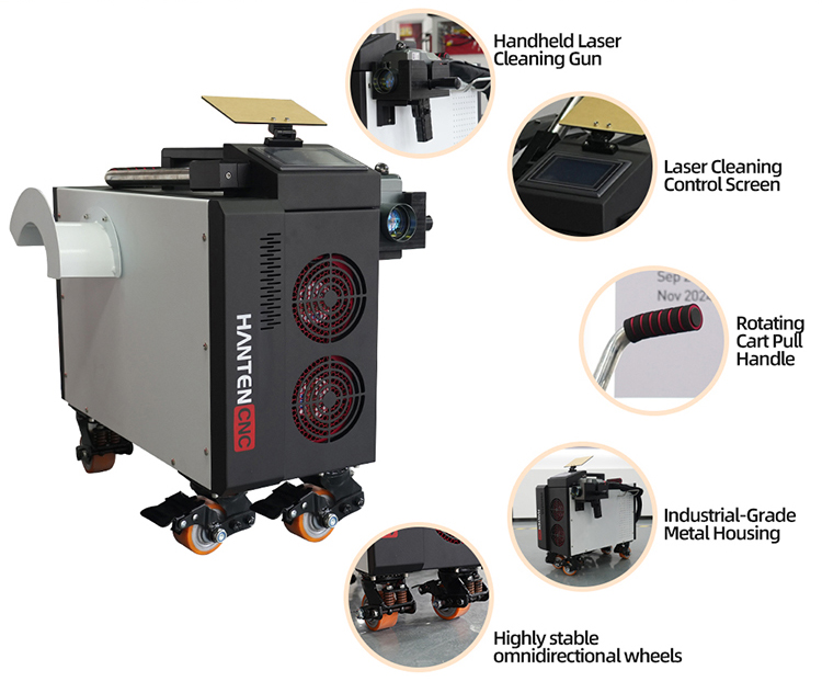 Pulse Laser Cleaner 500W Air C - Industrial Laser Paint Remover ulasan dan harga
