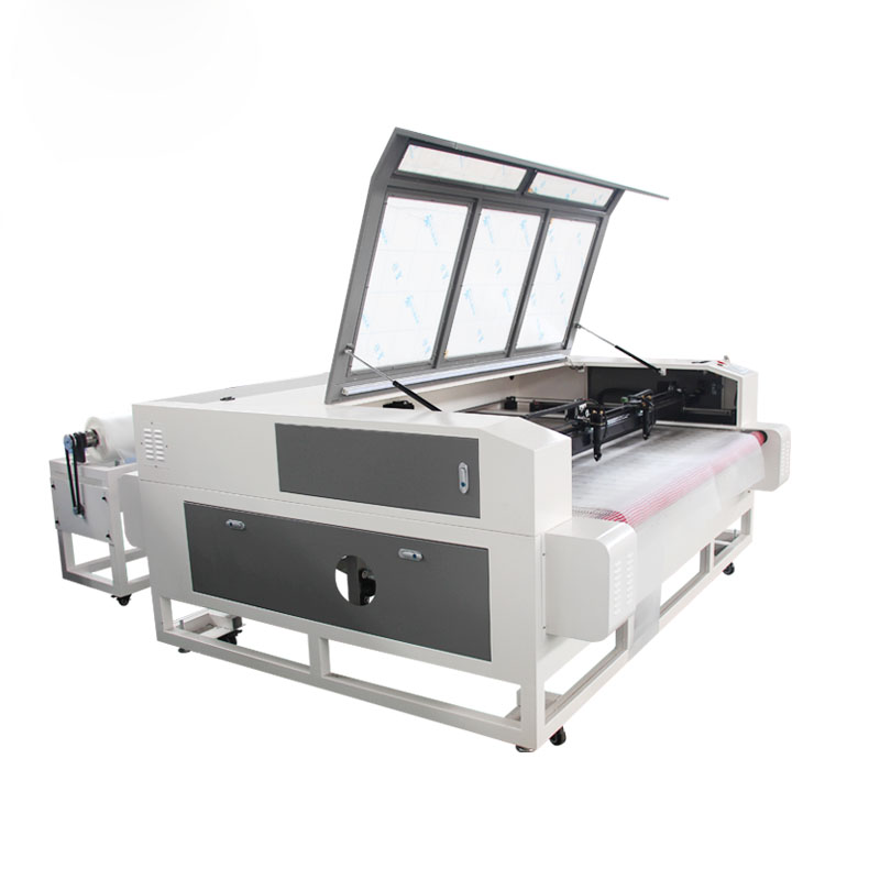 1600*1000 Automatic Apparel In - Industrial Laser Fabric Cutting Machine ulasan dan harga
