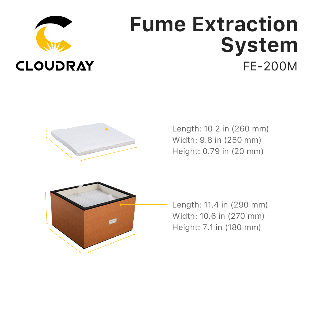Cloudray Fume Extraction Syste - Industrial Laser Marker ulasan dan harga